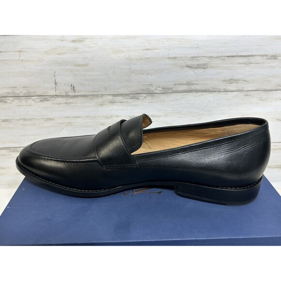 NEW! 3DM Lifestyle Black Calfskin Leather Loafer UK 12 US 13-13.5 Men Dress Shoe main image 8
